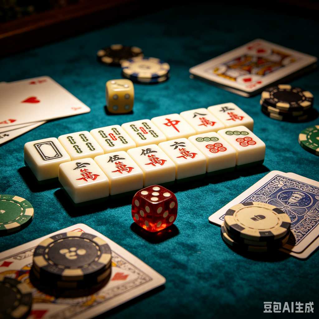 traditional color mahjong set