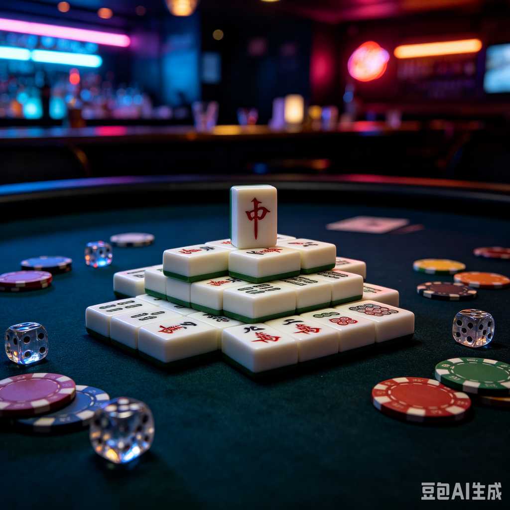 blue crystal mahjong set